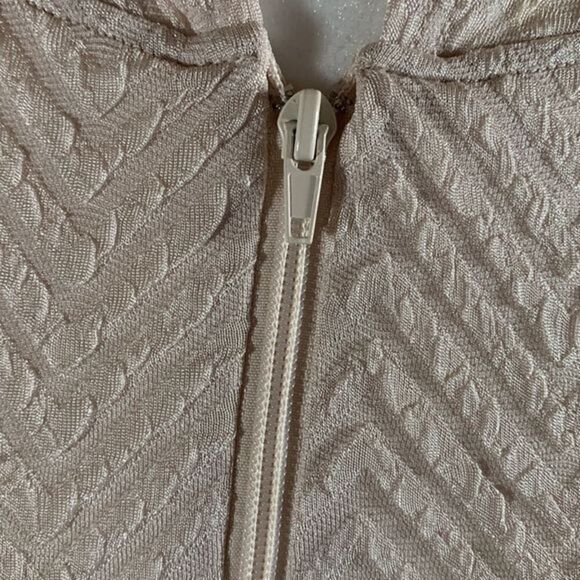 Jordan Taylor Cream Zip-Up Swim Coverup NWT - Picture 7 of 7